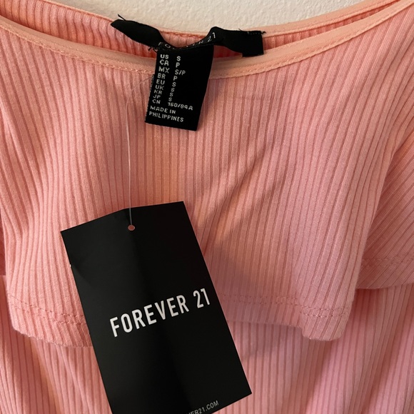 Forever 21 pink bodysuit size small - Picture 3 of 3